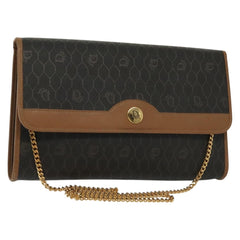 Christian Dior Vintage Honeycomb chain Canvas