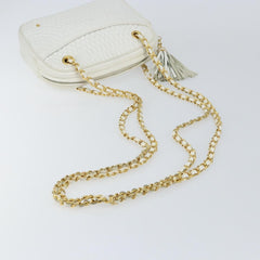 Bally Vintage Chain Shoulder Bag Quilted Leather