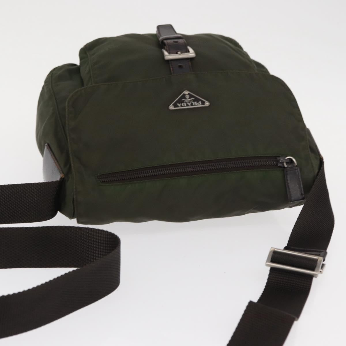 Prada Buckle Messenger Bag Tessuto