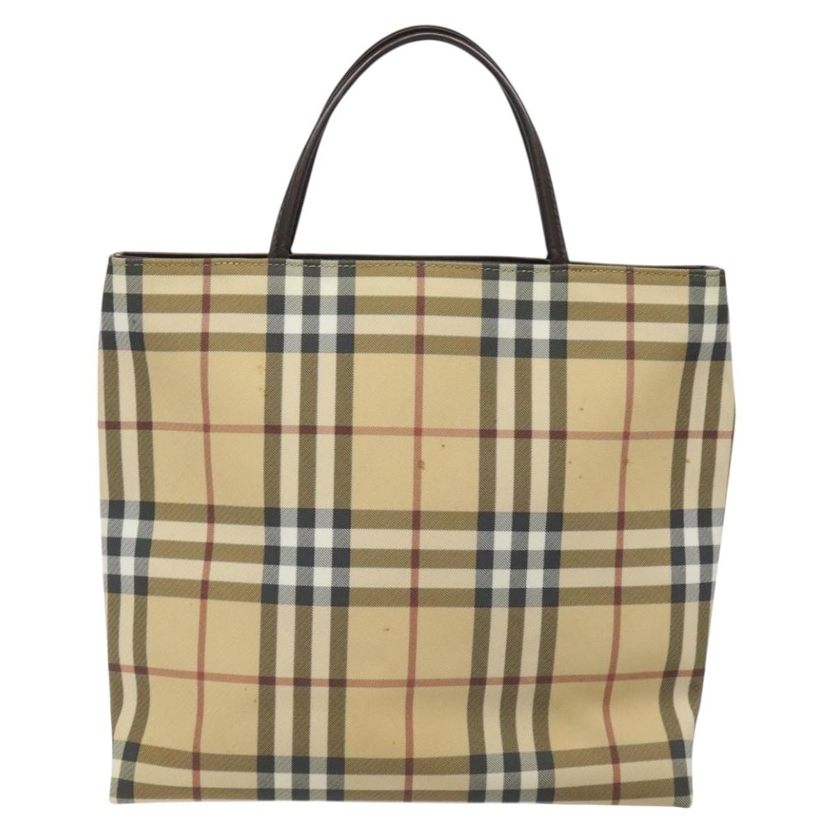 Burberry Nova Check Tote canvas check pattern