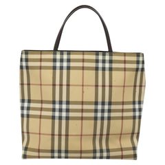 Burberry Nova Check Tote canvas check pattern