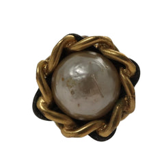 Chanel Vintage CC Clip-On Earrings Metal