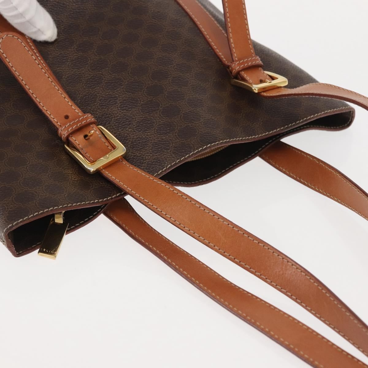 Celine Bucket Bag Triomphe Coated Canvas