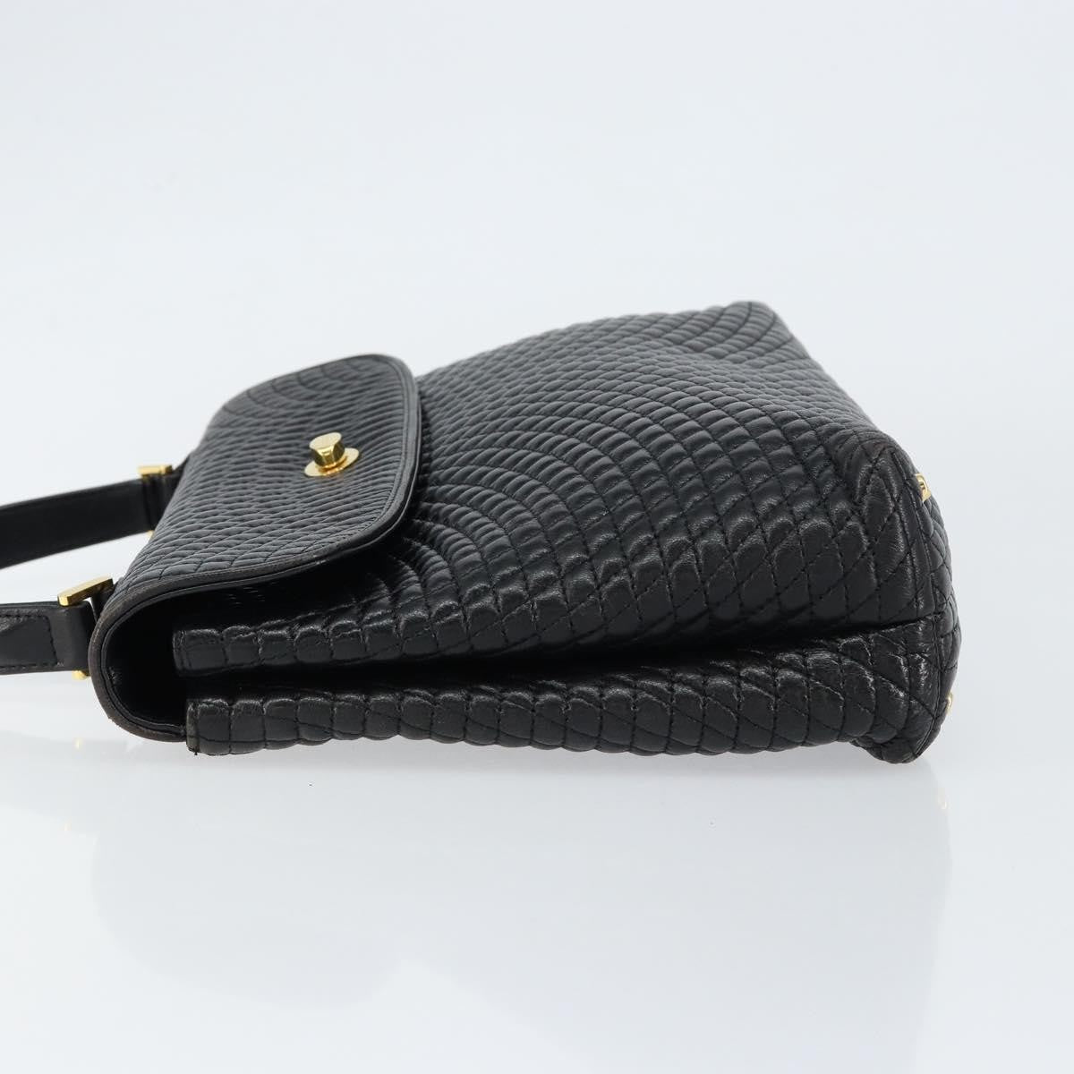 Bally Vintage Handbag Quilted Leather