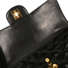 Chanel Vintage Double Sided Flap Bag Quilted Patent