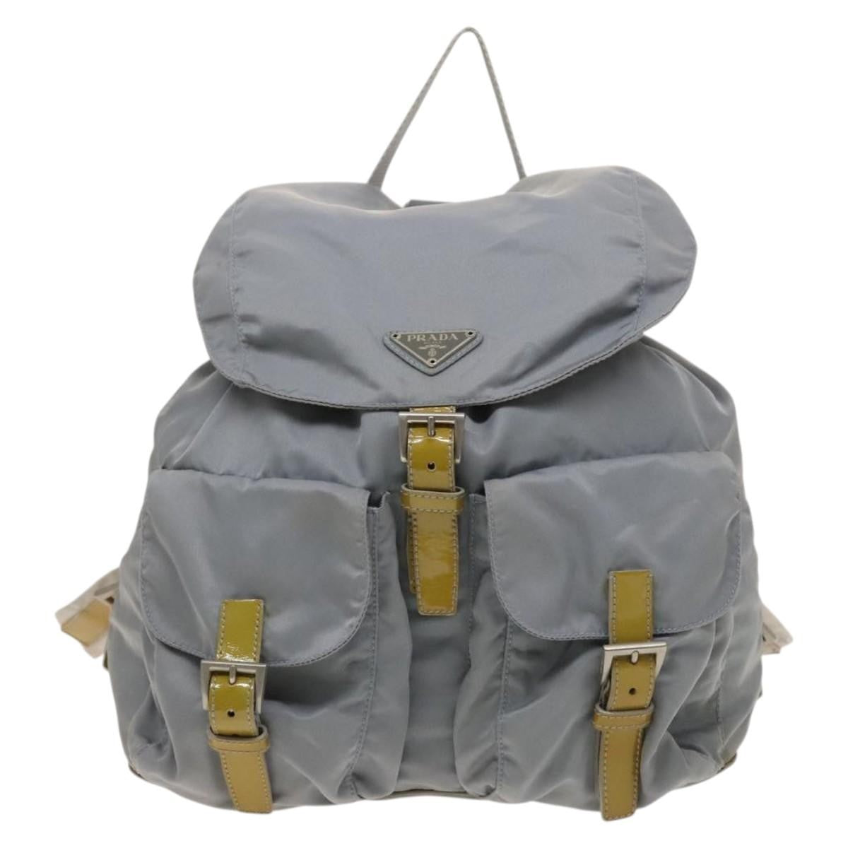 Prada Double Front Pocket Backpack Tessuto