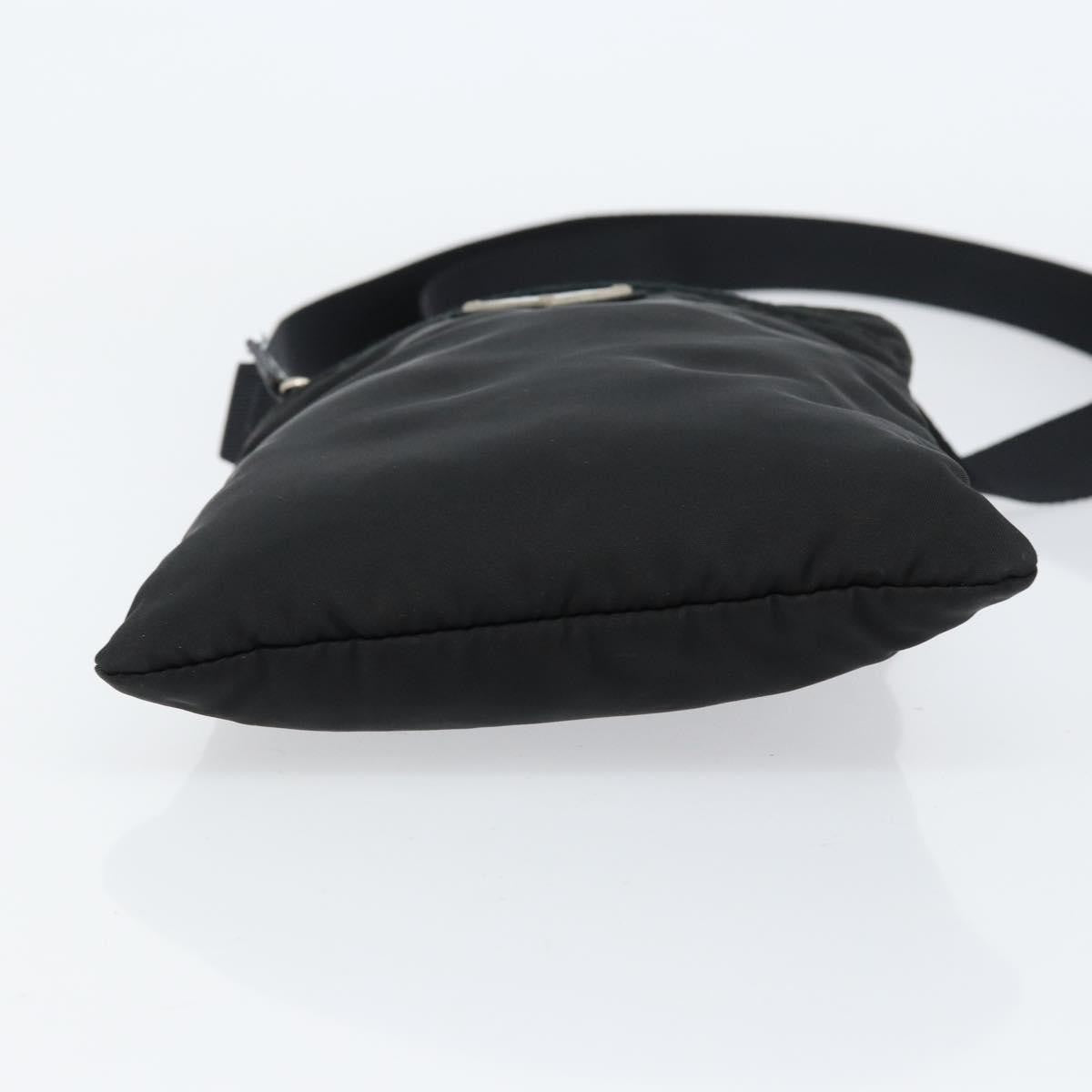 Prada Front Zip Convertible Flat Messenger Tessuto with Leather