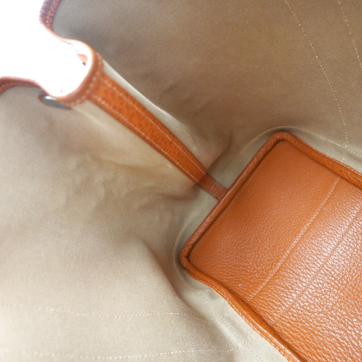 Hermes Garden Party Tote Canvas and Leather