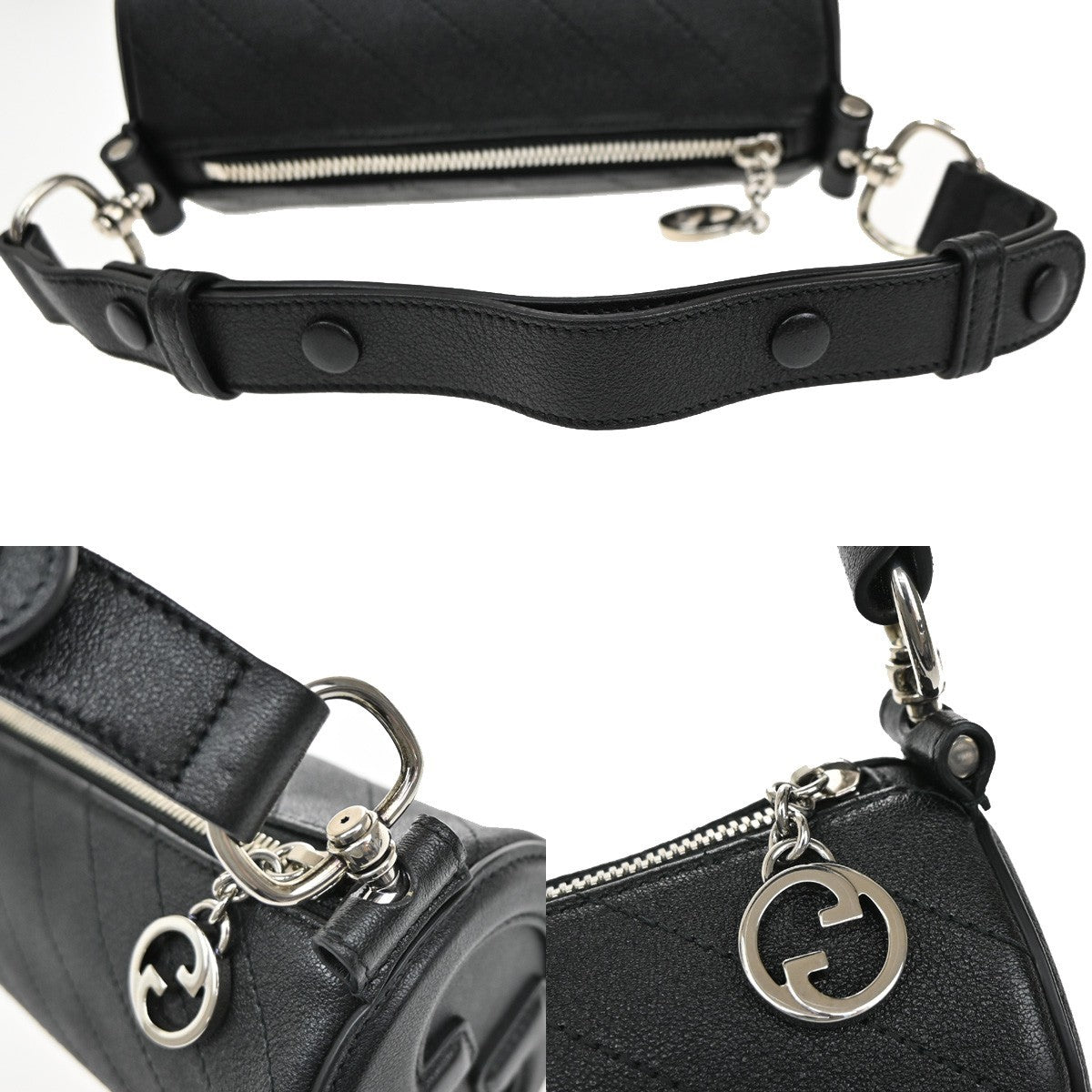 Gucci Blondie Shoulder Bag Diagonal Quilted Leather