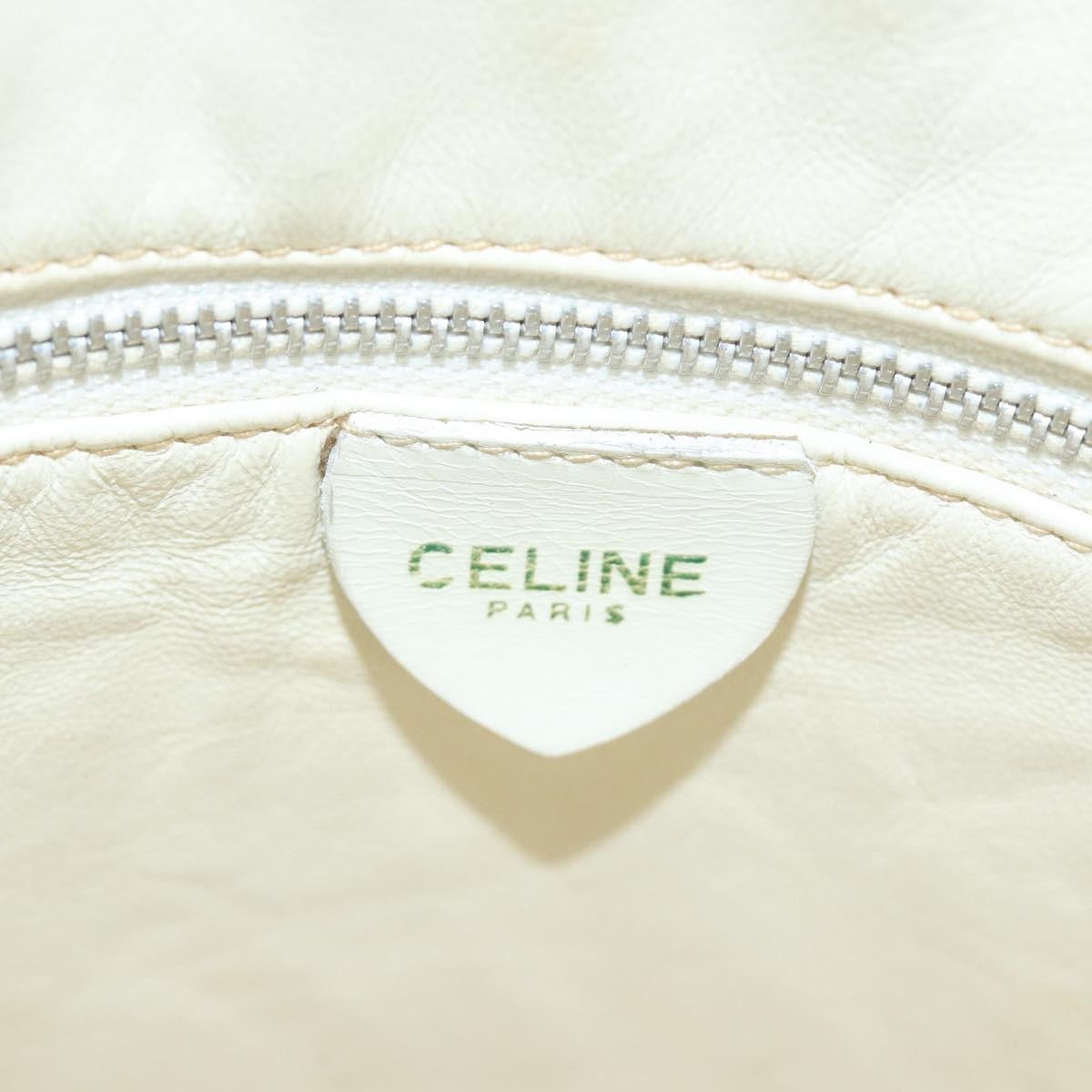 Celine Circle logo Leather