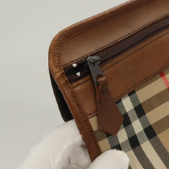 Burberry Nova check Pochette Canvas