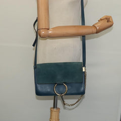 Chloe Faye Shoulder Bag Leather and Suede