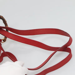 Gucci Vintage Bamboo Backpack Suede