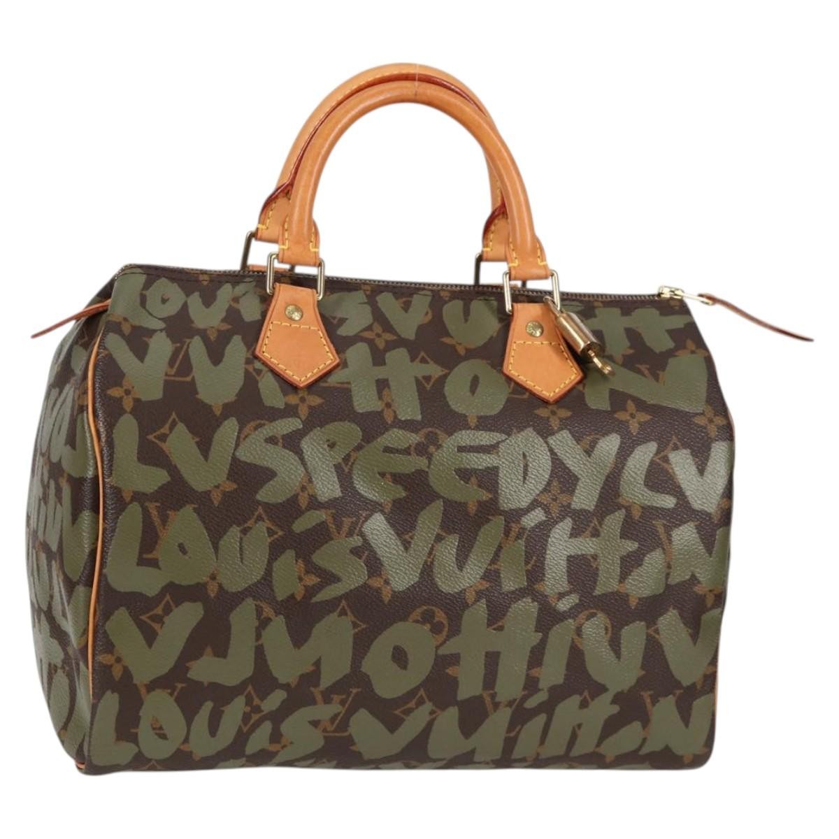 Louis Vuitton Speedy Handbag Limited Edition Monogram Graffiti