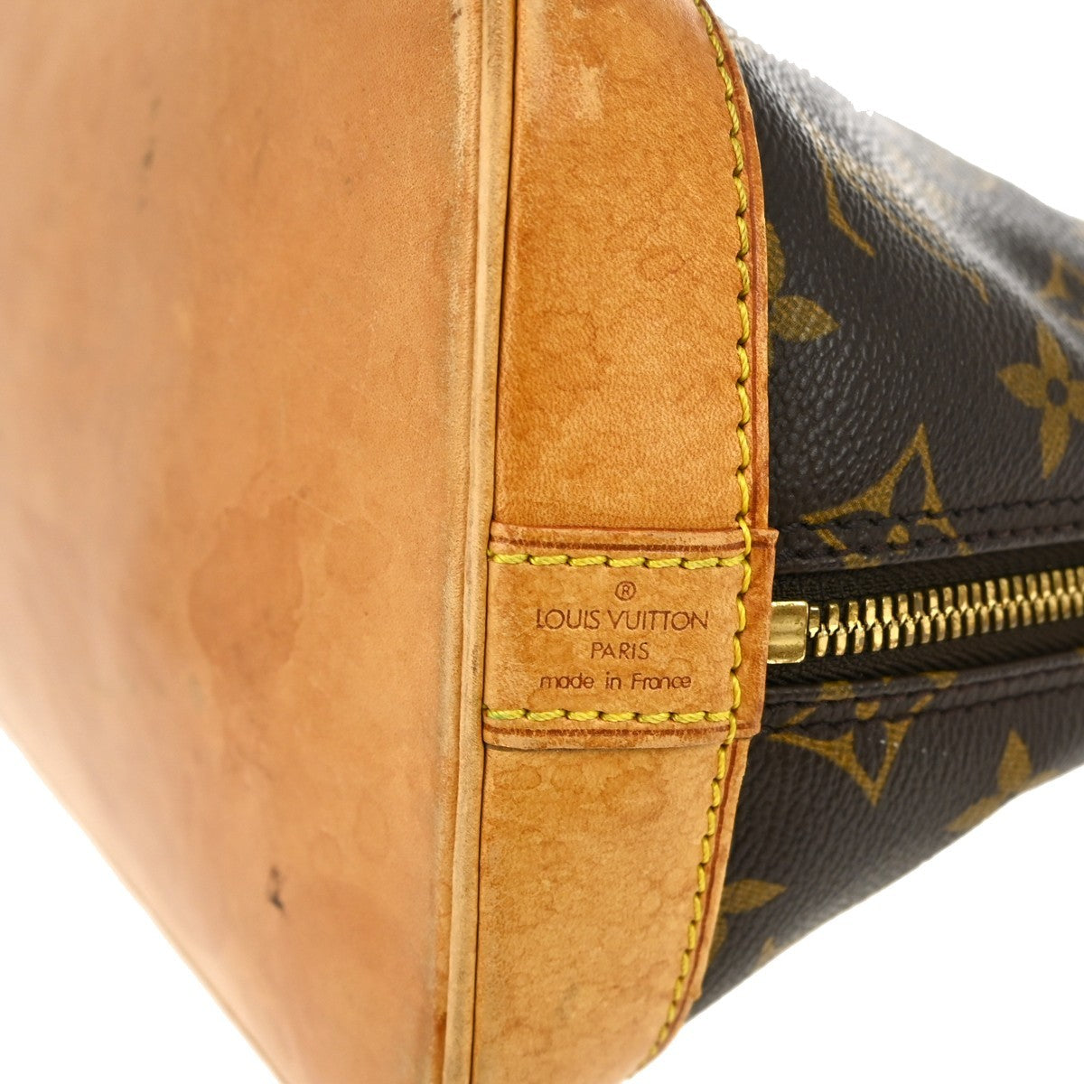 Louis Vuitton Vintage Alma Handbag Monogram Canvas