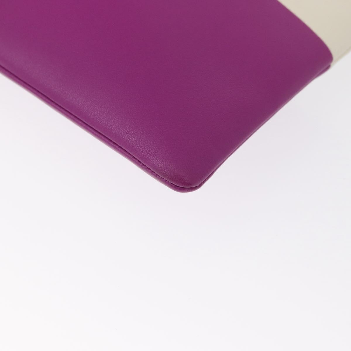 Celine Bicolor Solo Clutch Leather