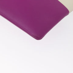 Celine Bicolor Solo Clutch Leather