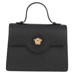 Versace La Medusa Top Handle Bag Leather