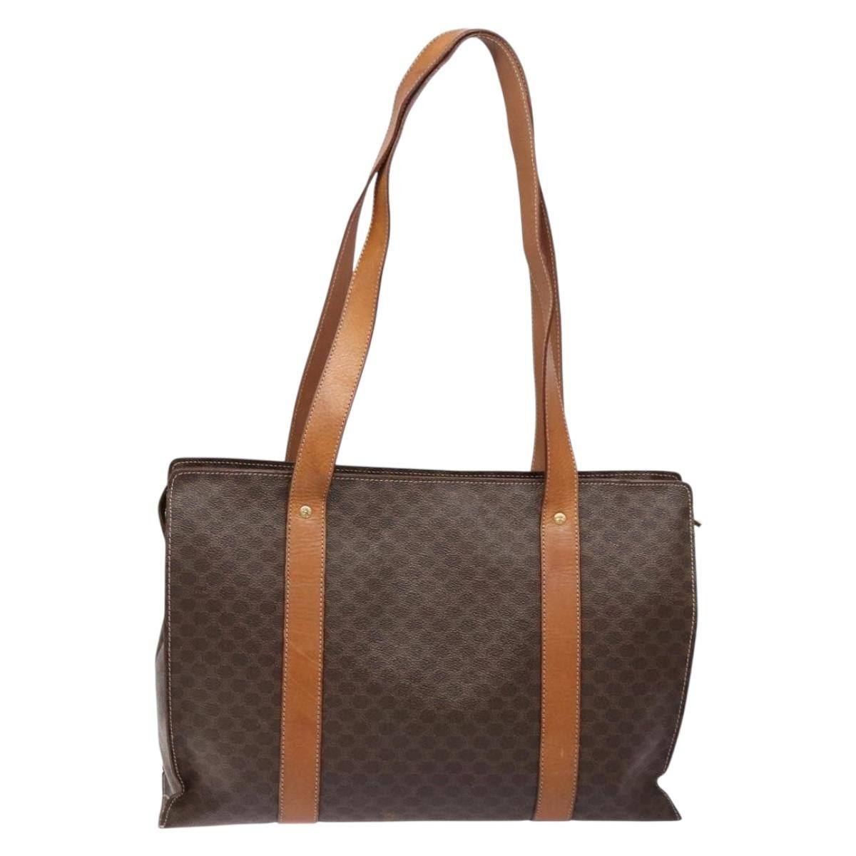 Celine Macadam Handbag Macadam with leather