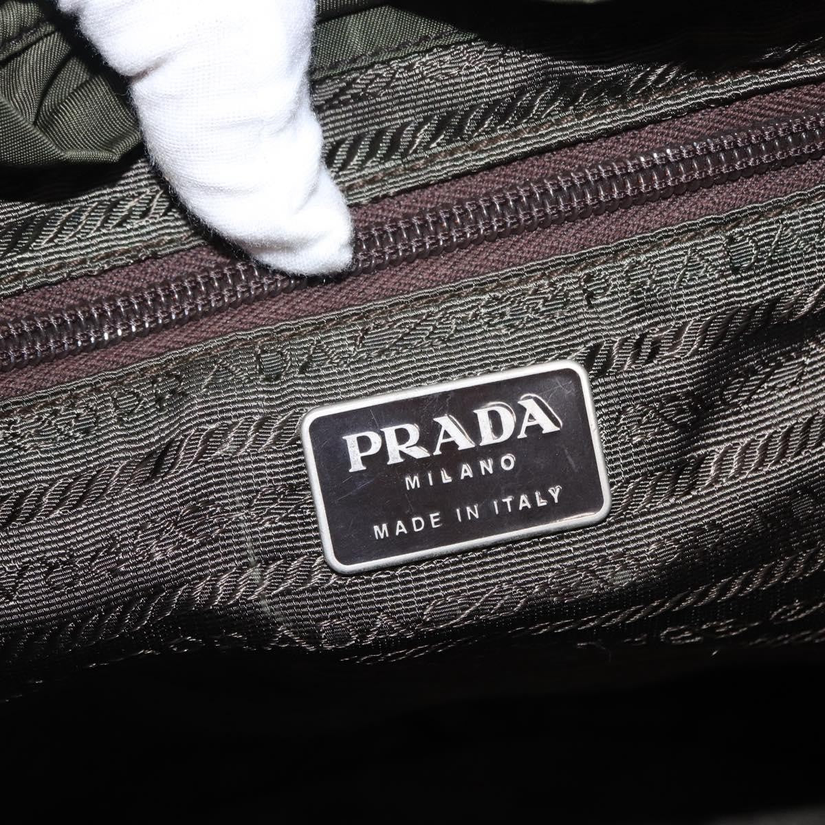 Prada Double Front Pocket Backpack Tessuto