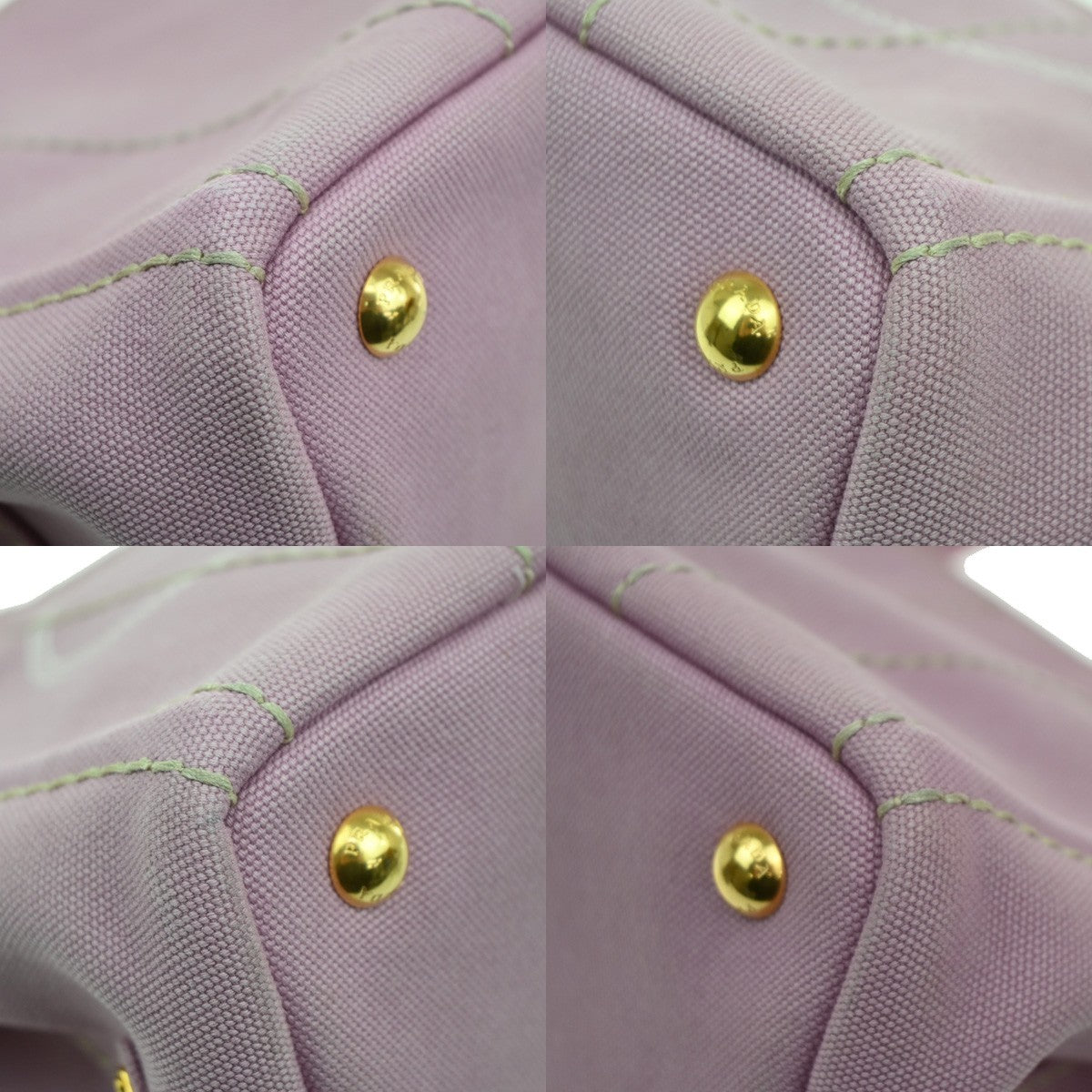 Prada Canapa Open Tote Canvas