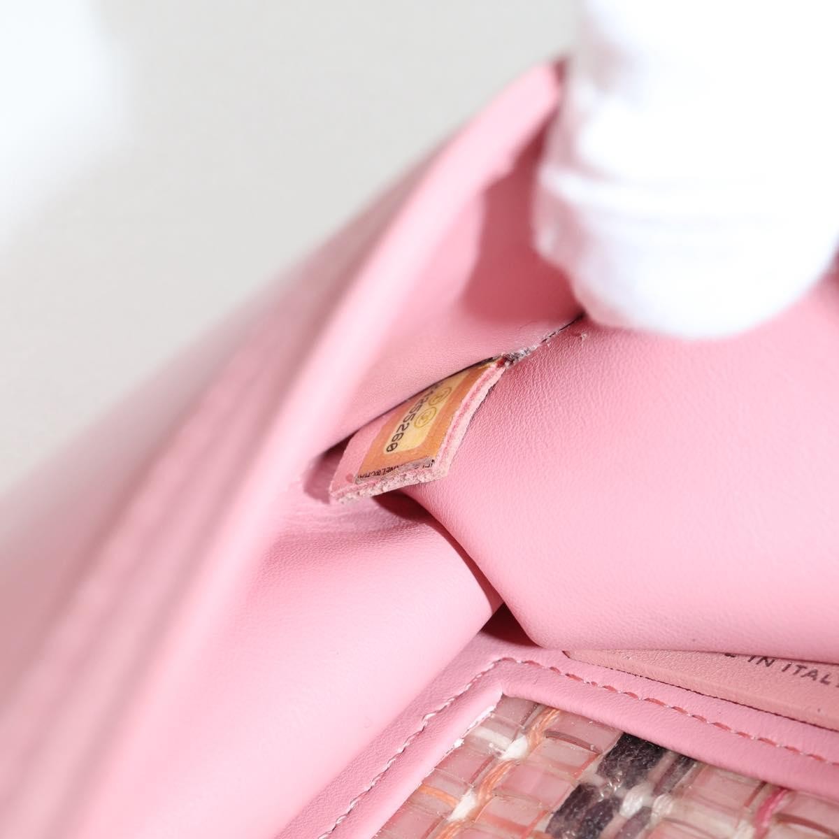 Chanel Boy Flap Bag Woven PVC with Lambskin