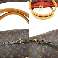 Louis Vuitton Pallas Tote Monogram Canvas with Leather