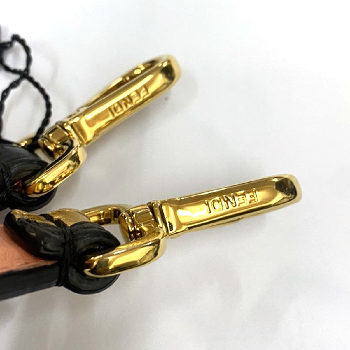 Fendi Logo Strap Leather