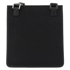 Gucci Vintage Flat Messenger Bag Nylon and Leather