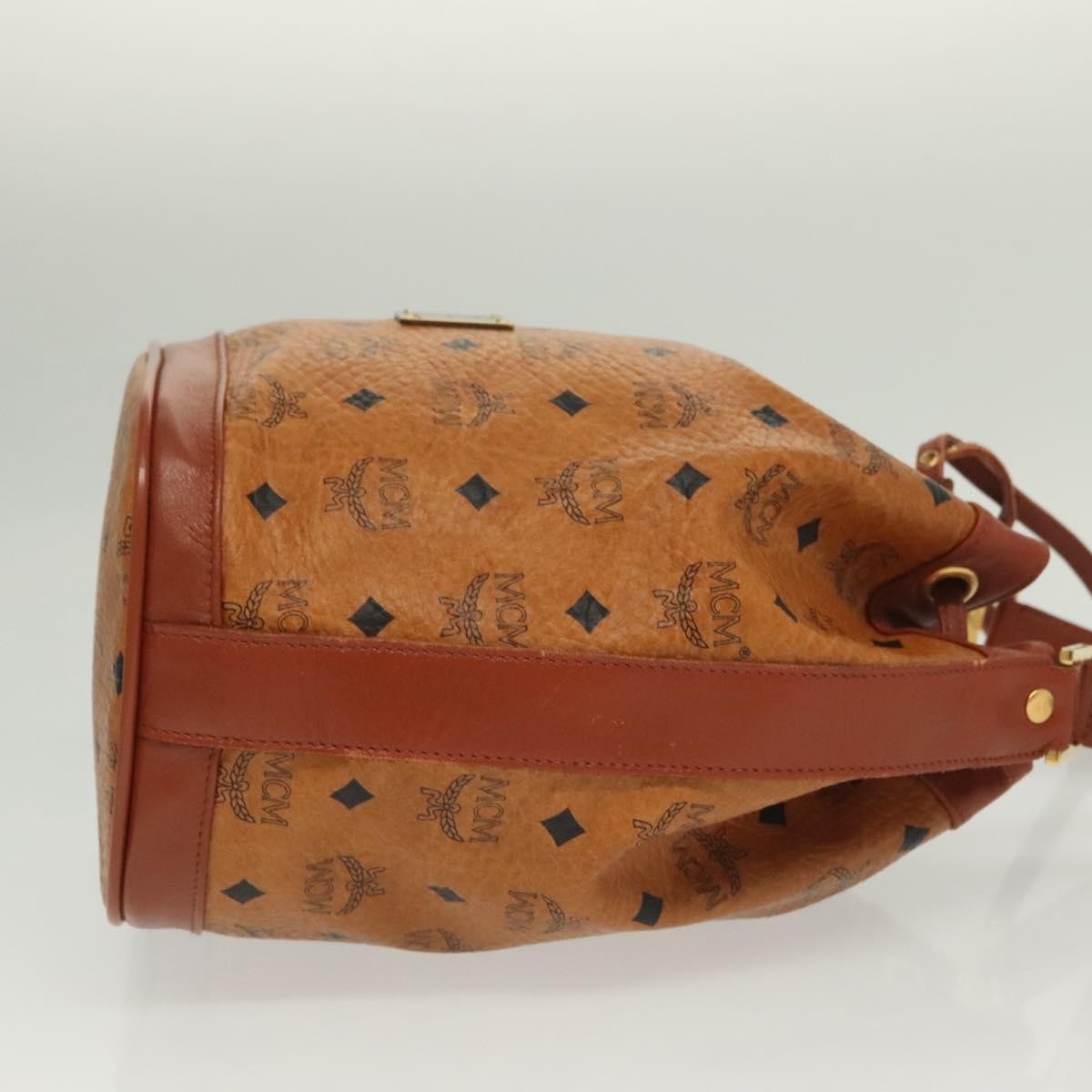 MCM Drawstring Shoulder Bag Leather