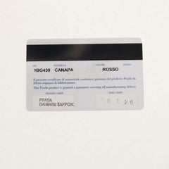 Prada Canapa Convertible Tote Grommet Embellished Canvas