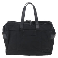 Prada Convertible Front Zip Briefcase Tessuto with Saffiano Leather