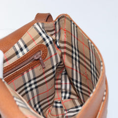 Burberry Flap Shoulder Bag Leather