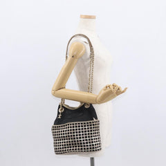 Chanel Chain Bucket Bag Mesh and Leather
