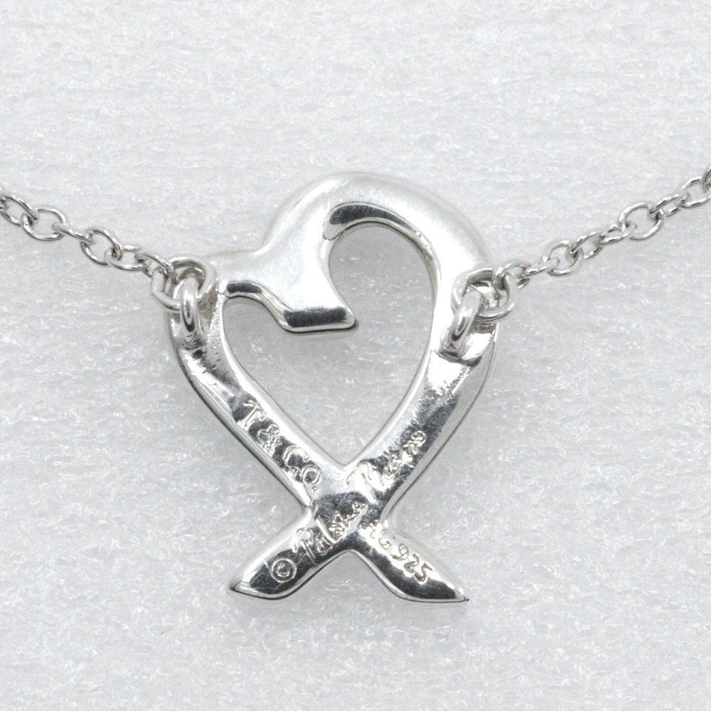 Tiffany & Co. Paloma Picasso Loving Heart Pendant Necklace Silver 925