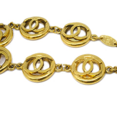 Chanel CC Cutout Round Bracelet Metal