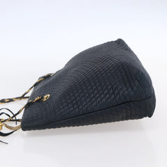 Bally Vintage Chain Shoulder Bag Quilted Leather