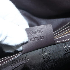 Gucci Hysteria Convertible Top Handle Bag GG Coated Canvas