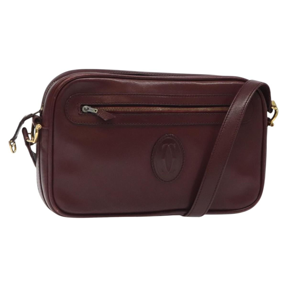 cartier Must de Cartier Shoulder Bag Leather