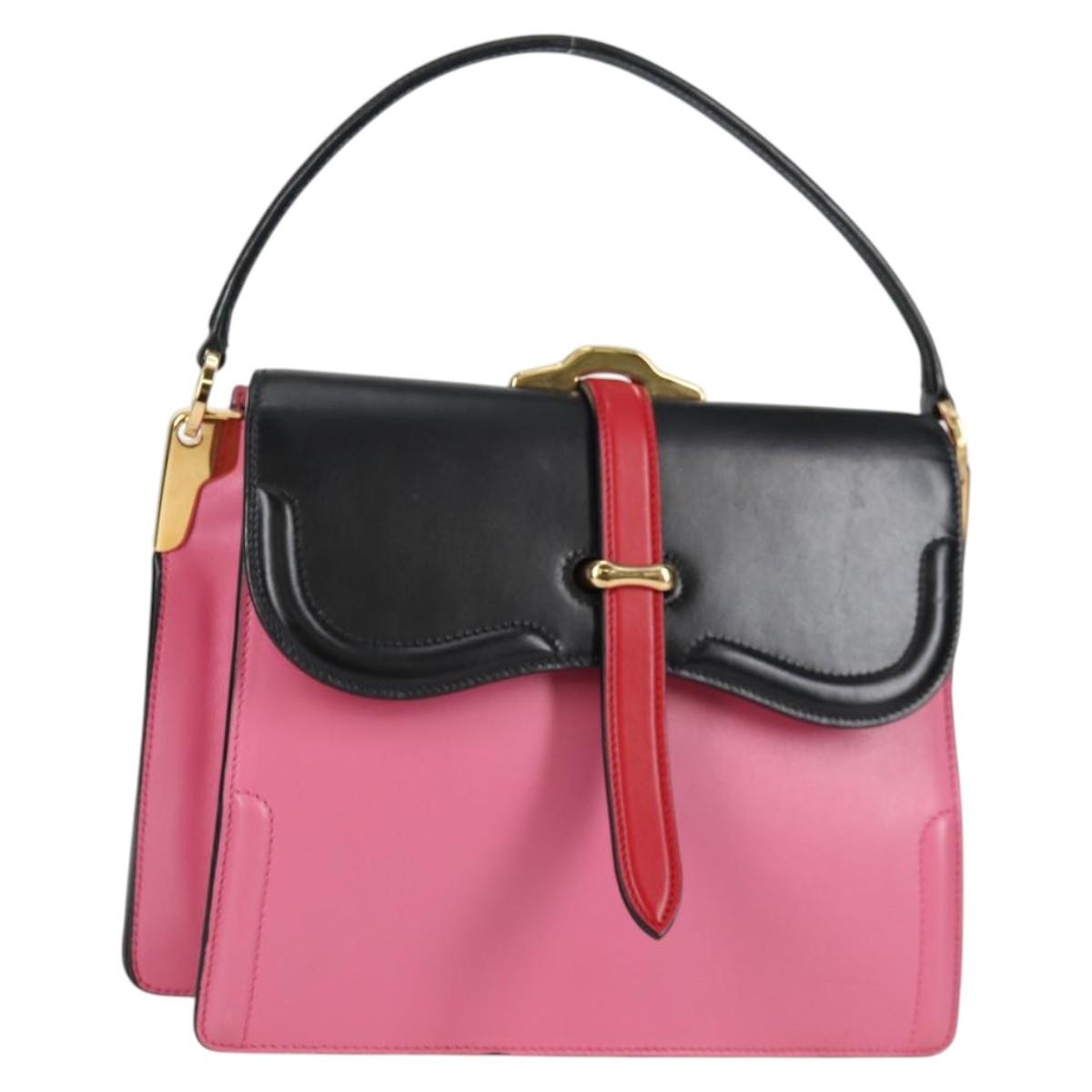 Prada Belle Top Handle Bag City Calf