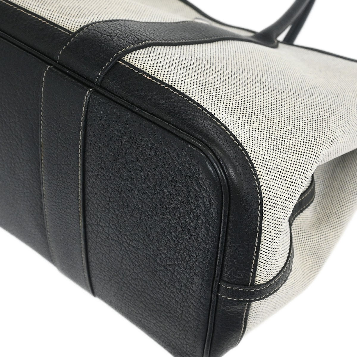 Hermes Garden Party Tote Canvas and Leather