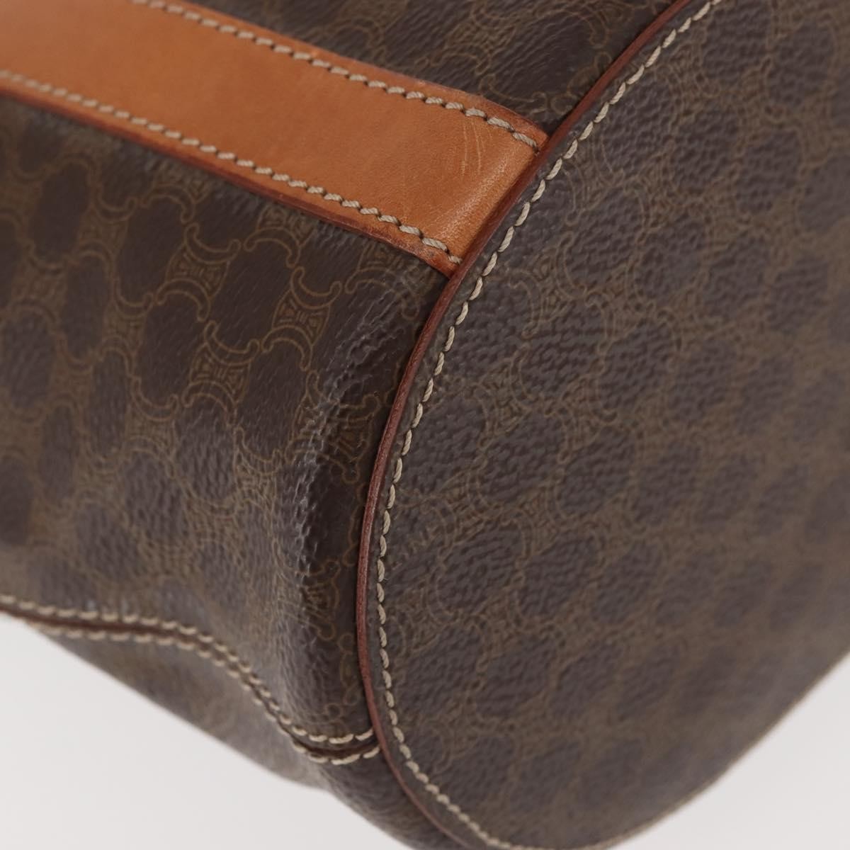 Celine Bucket Bag Triomphe Coated Canvas