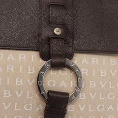 Bvlgari B.Zero1 Logomania Bag Canvas with Leather