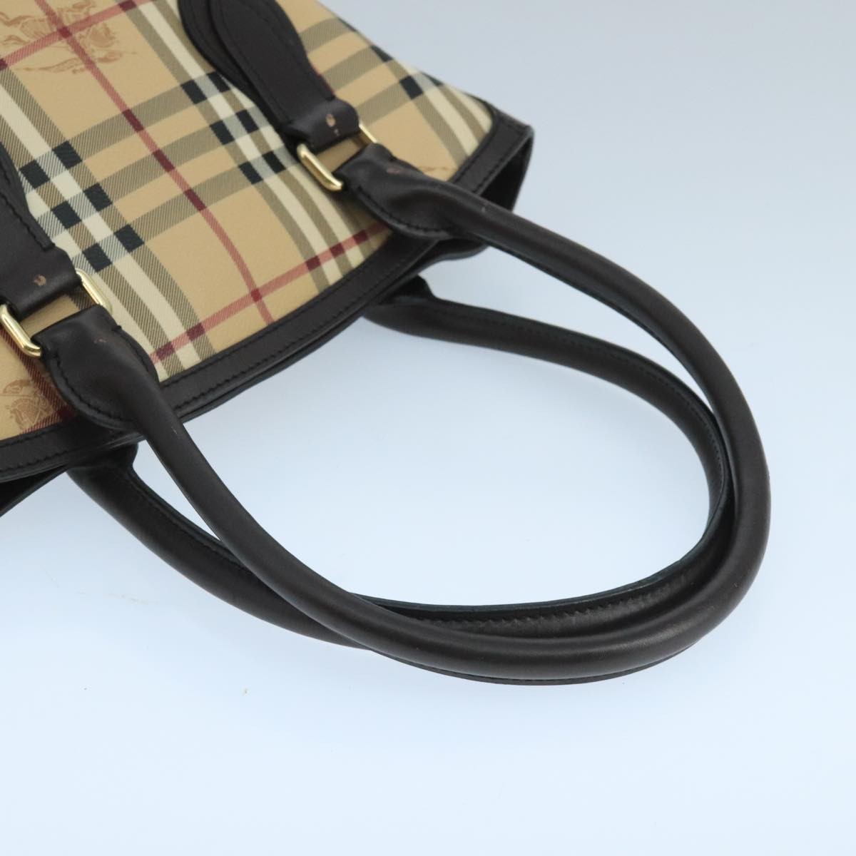 Burberry Newfield Tote Haymarket Coated Canvas