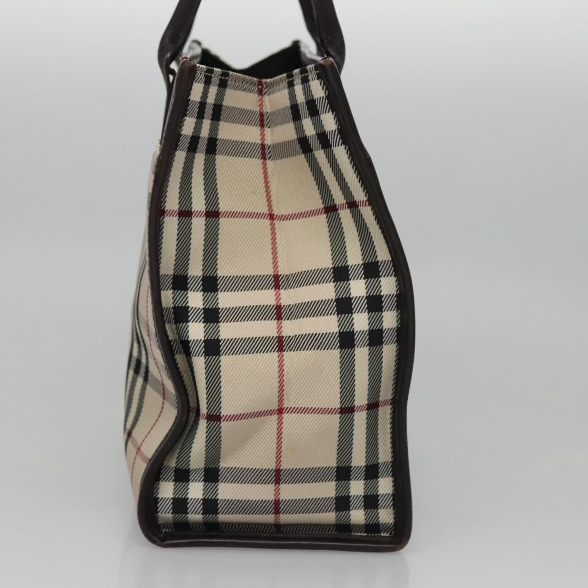 Burberry Nova Check Tote Canvas and Leather