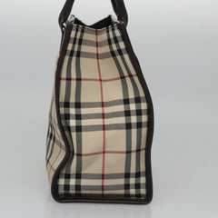 Burberry Nova Check Tote Canvas and Leather