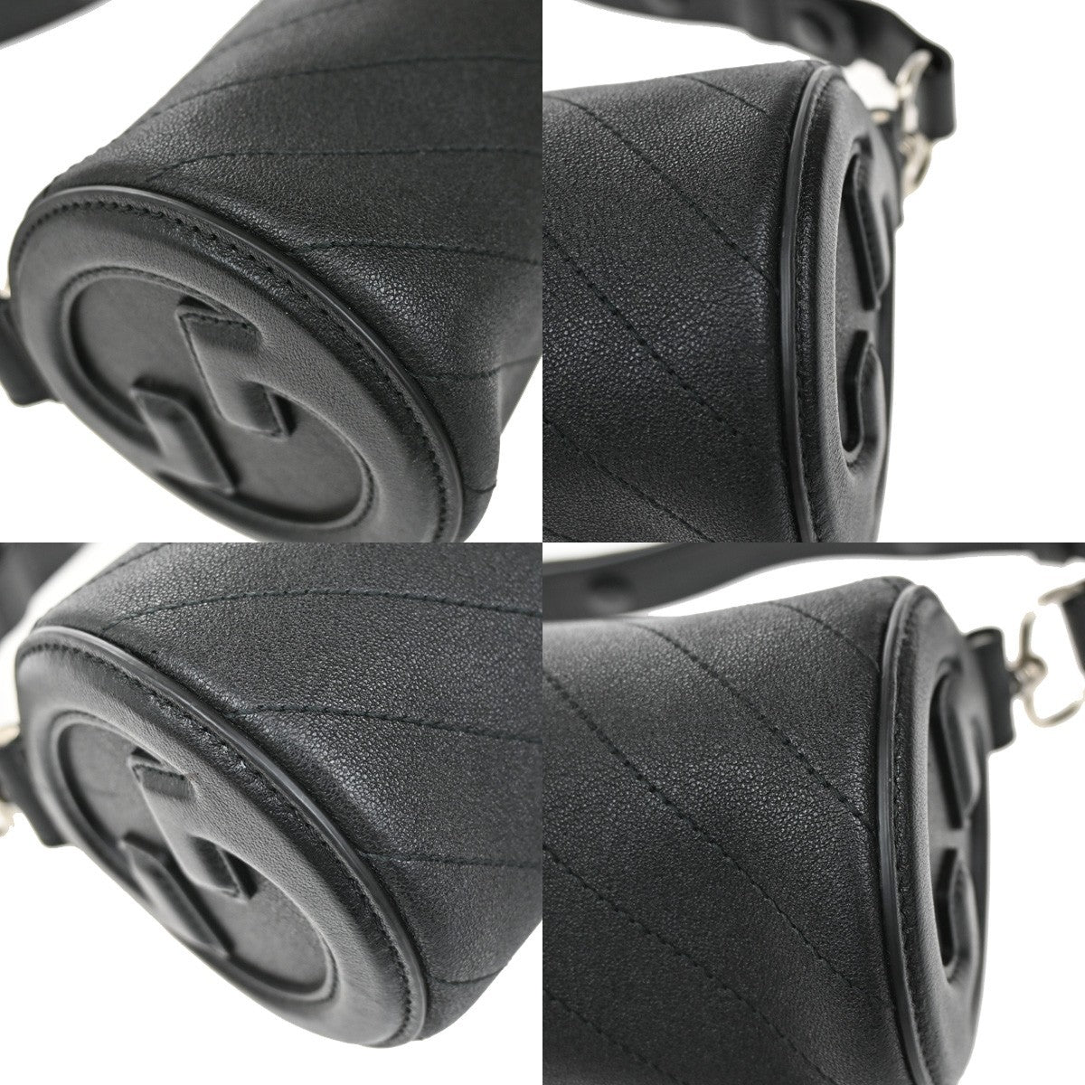 Gucci Blondie Shoulder Bag Diagonal Quilted Leather