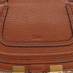 Chloe Marcie Basket Bag Raffia and Leather