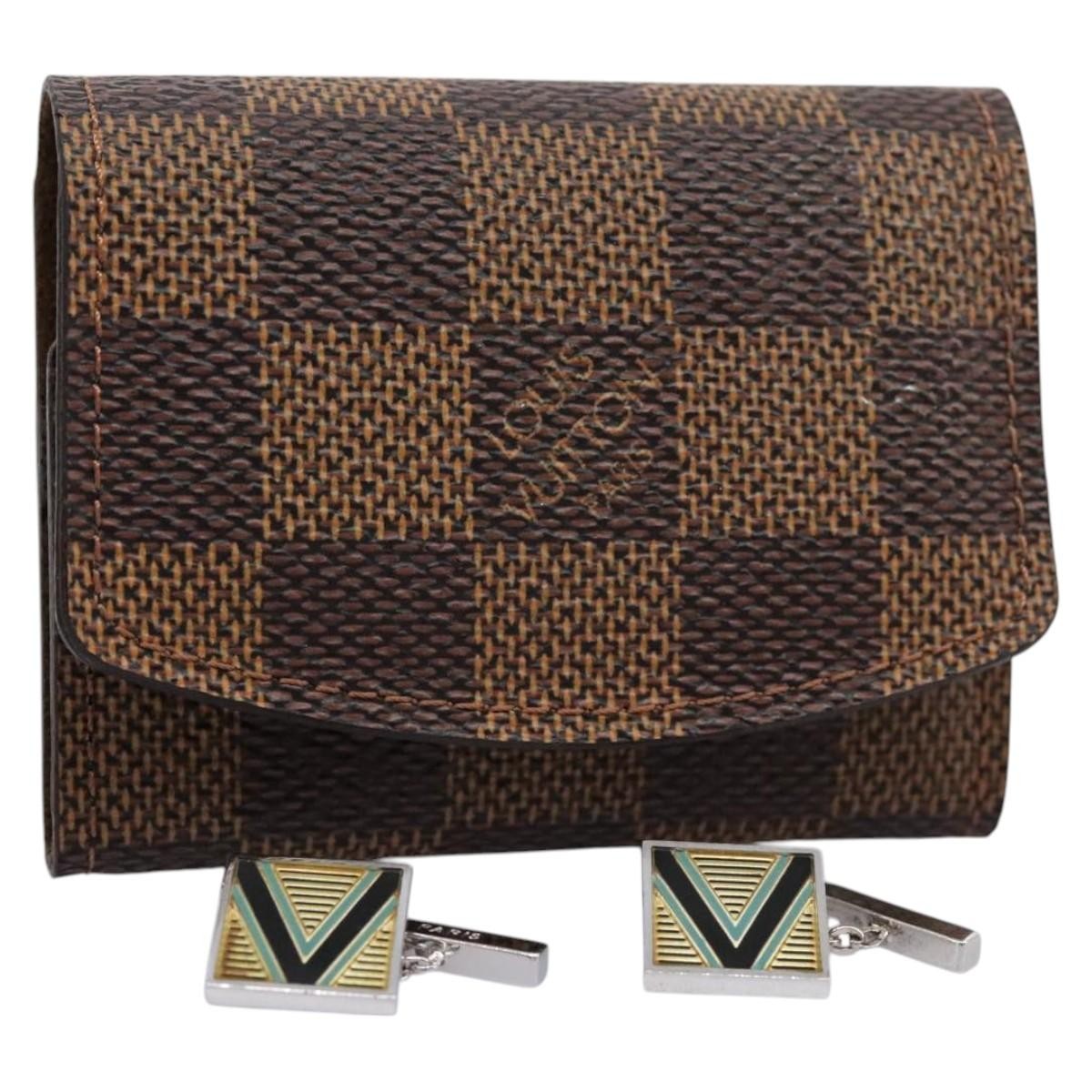 Louis Vuitton Cufflinks Case Damier