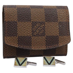 Louis Vuitton Cufflinks Case Damier